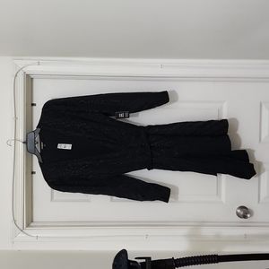 Express, black wrap dress, size L, never worn